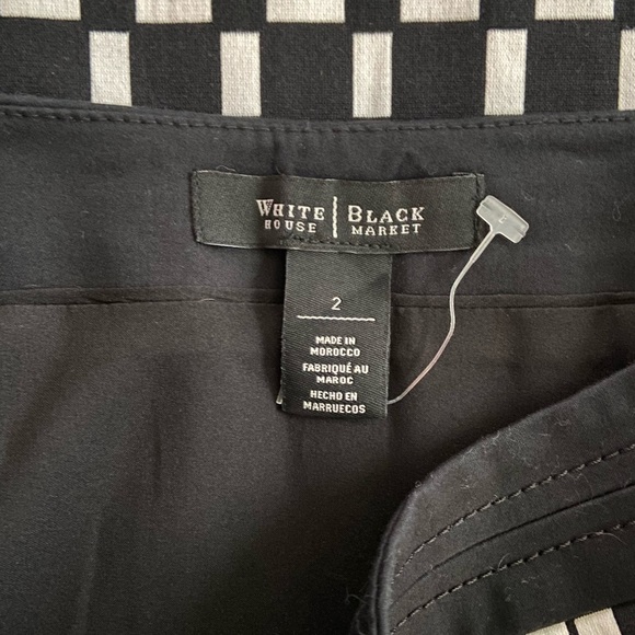 White House Black Market Checkerboard Skirt 2 - Picture 2 of 3